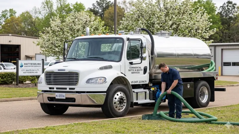 Septic tank pumping service Hattiesburg MS